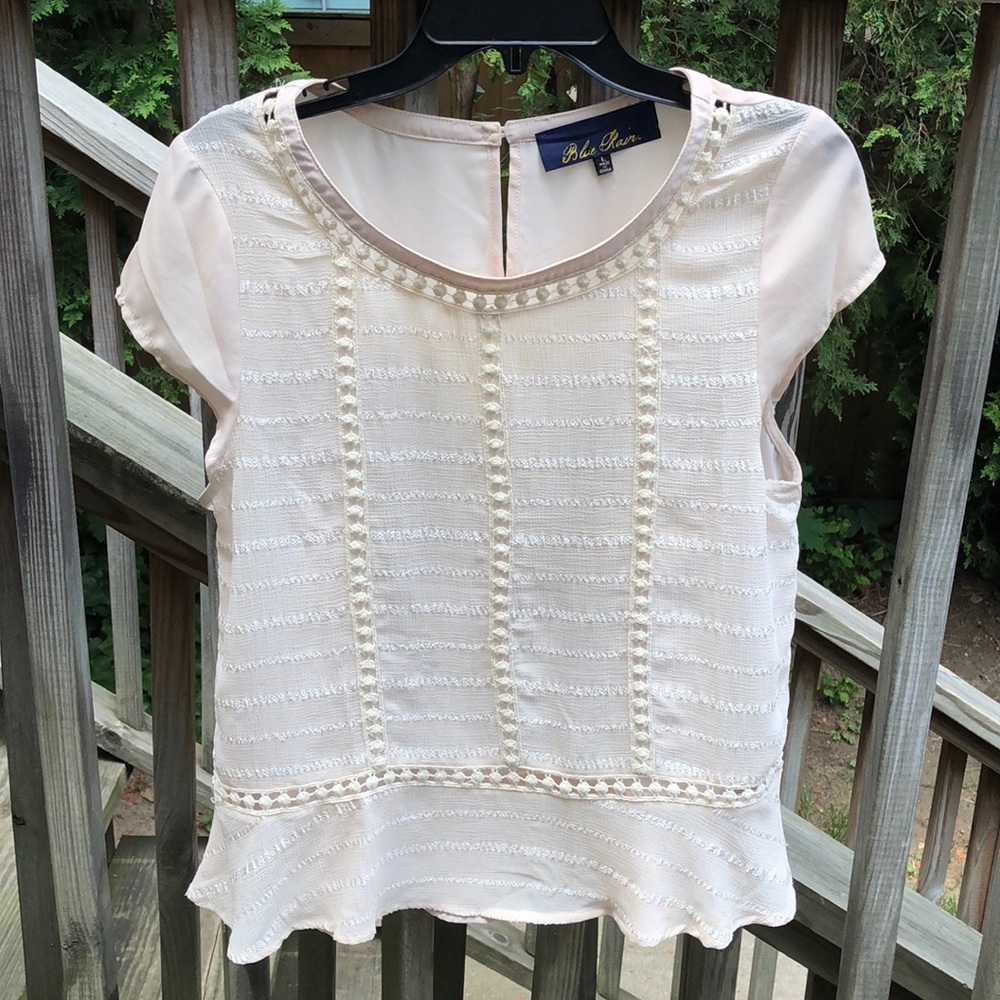 CREAM BLOUSE from Blue Rain